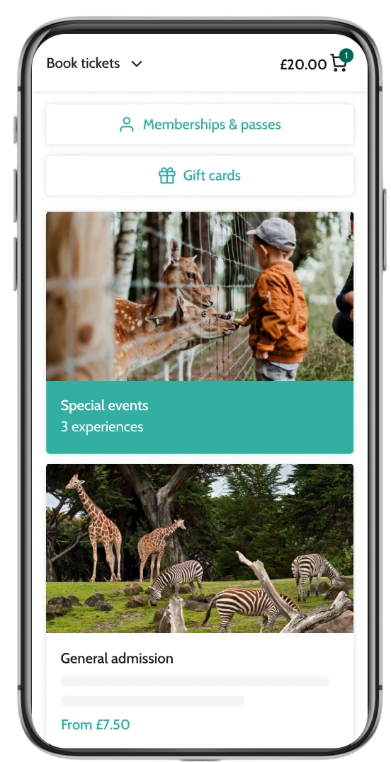 zoo memberships and gift cards